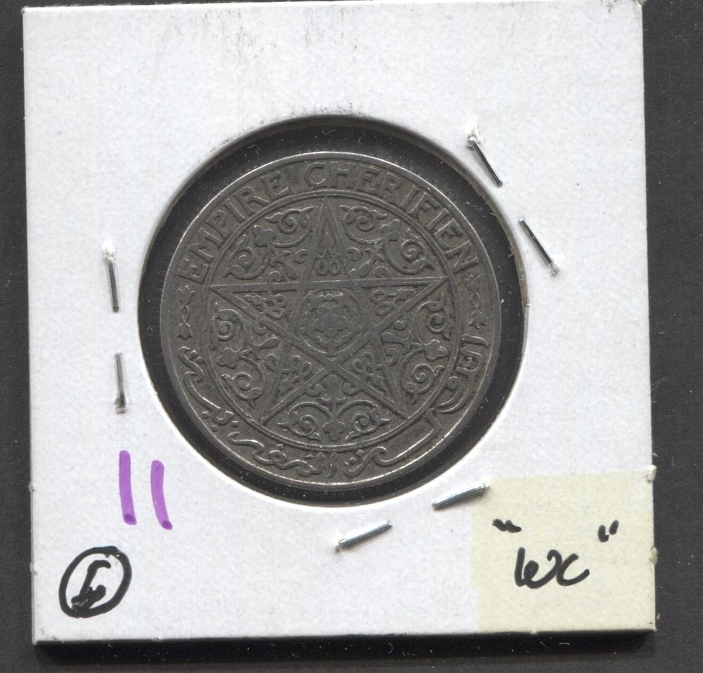 1921-Morocco-1 Francs