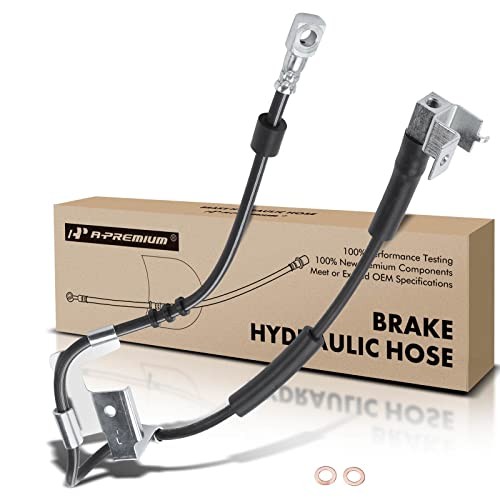 Front Driver Brake Hydraulic Hose Compatible with Dodge Models - Ram 1500,