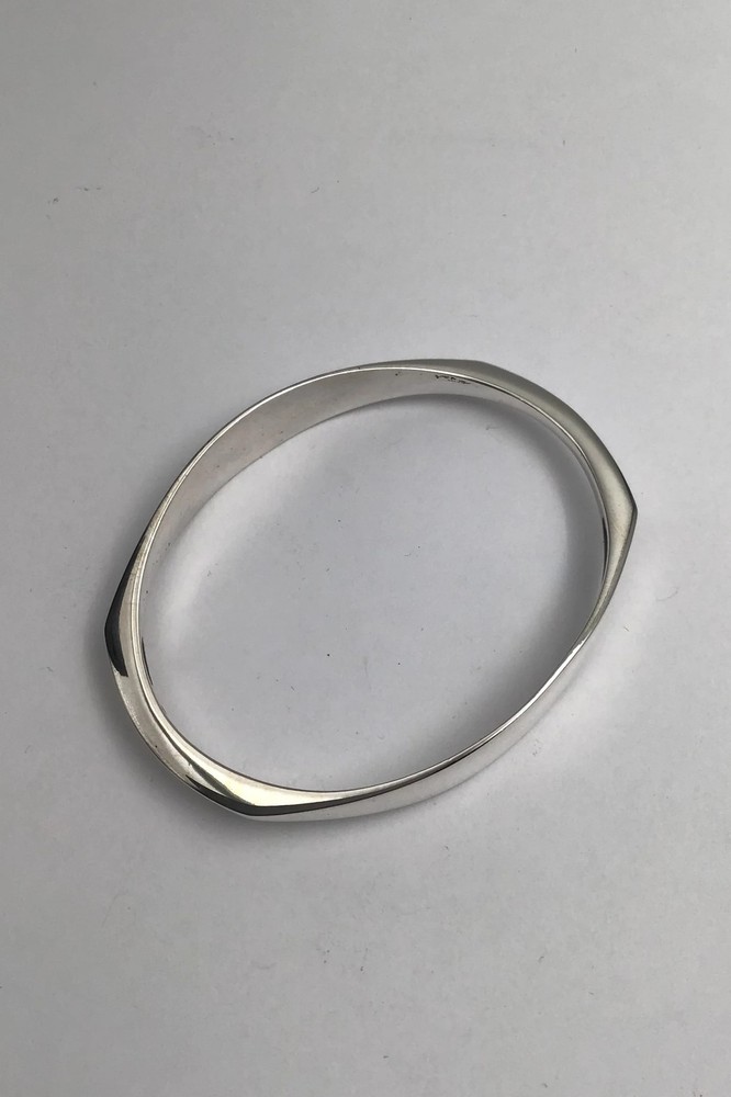Hans Hansen Sterling Silver Modern Bangle