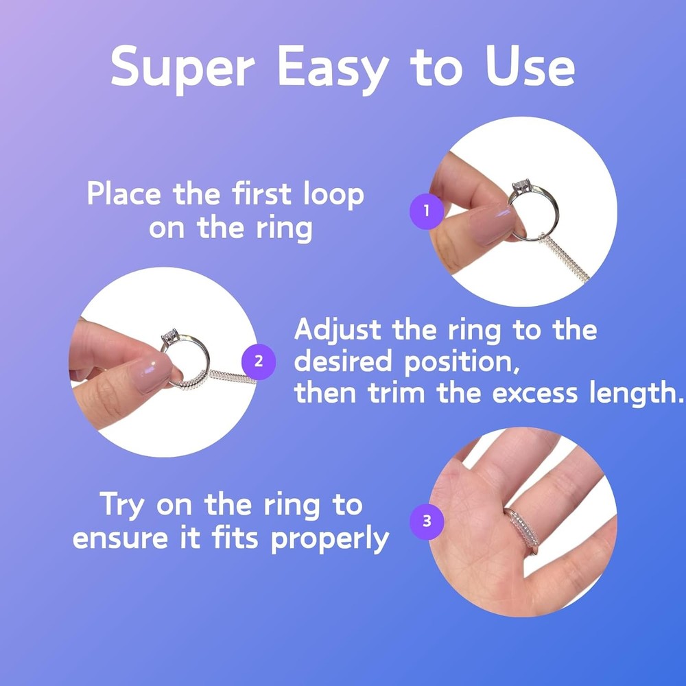 Ring Size Adjuster for Loose Rings 12 Pack | Invisible Guard Insert &...