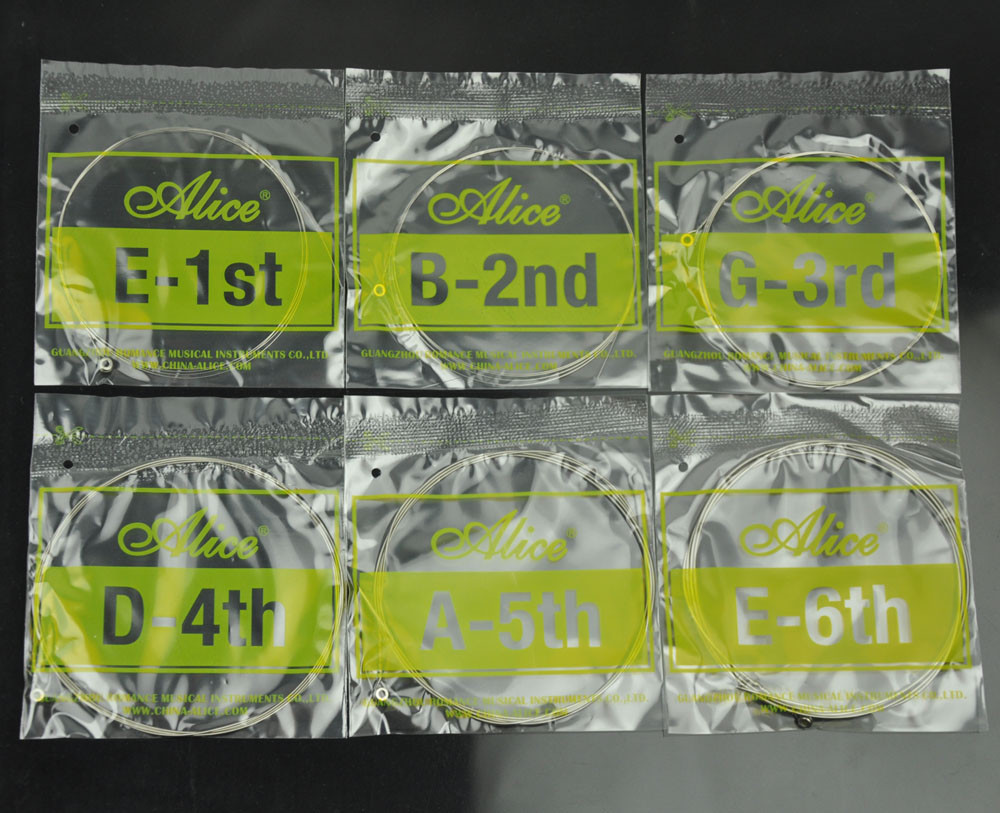 10Sets Alice Electric Guitar Strings Nickle Plated Wound 6 Strings Set 506XL 008