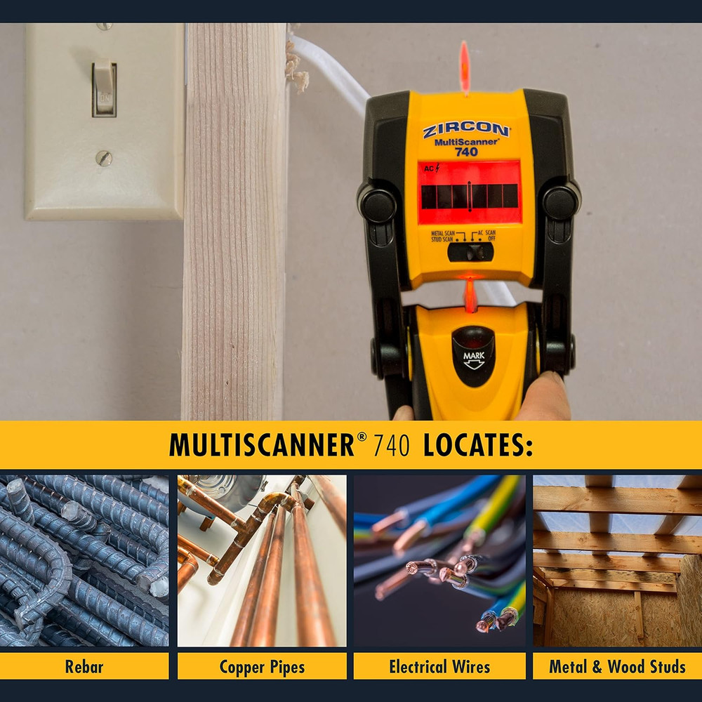 Multiscanner 740 Electronic Wall Scanner with Built-In Erasable Wall Marker