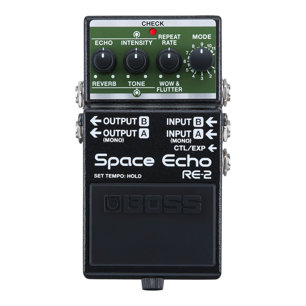 BOSS RE-2 Compact Space Echo Delay Guitar Pedal