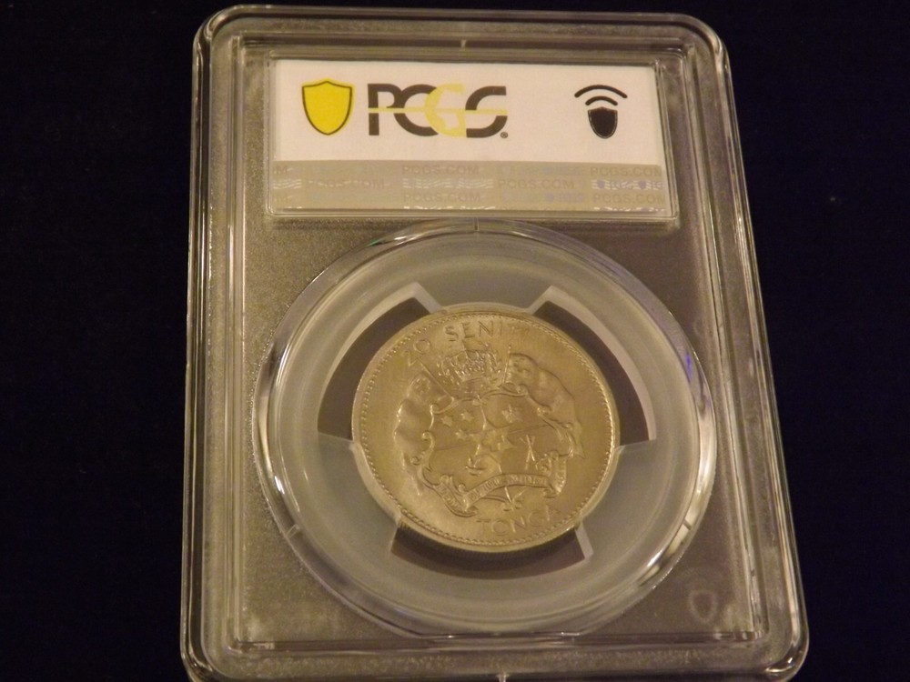 1967 20 Sen TONGA PCGS MS 66