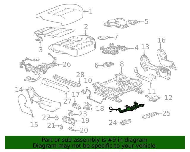 Genuine GM Module Mount Bracket 86808685