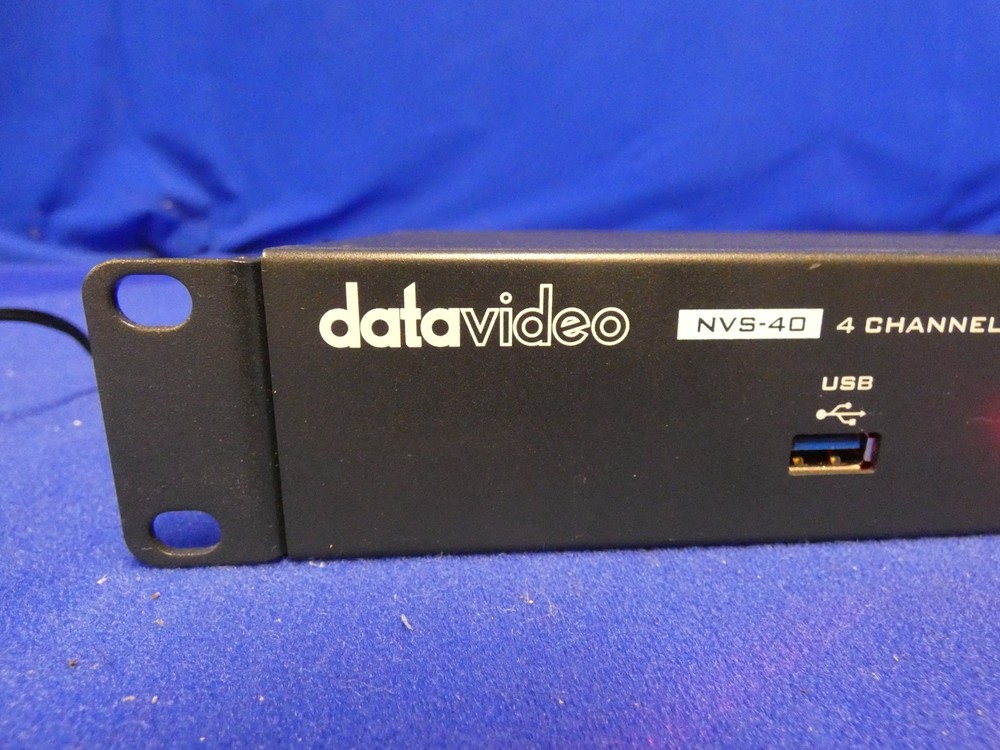 Datavideo NVS-40 4-Channel Streaming Encoder/Recoder w/Power Supply (no drives)