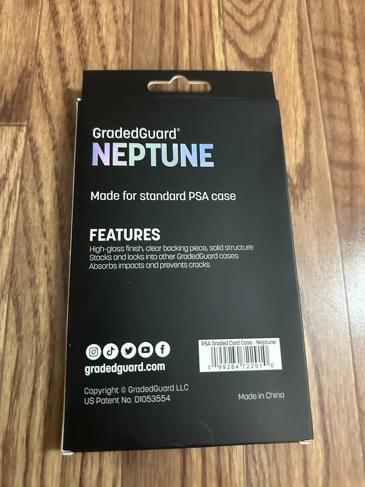 GradedGuard PSA Graded Card Case Guard Protector Neptune Limited Edition!