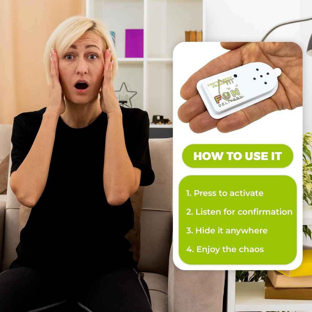 Hidden Cat Sound Prank Device – Pranks Device - Meow Noise Maker with Random ...