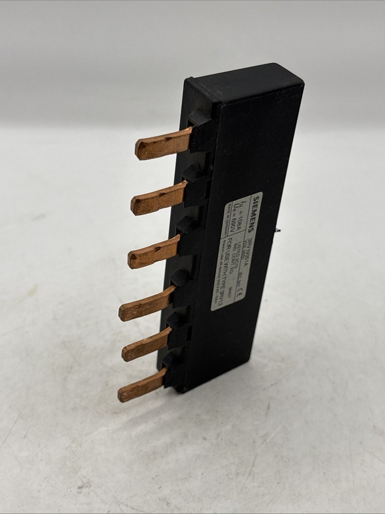 Siemens 3-phase busbar for 2 circuit breakers Size S2 Modular spacing