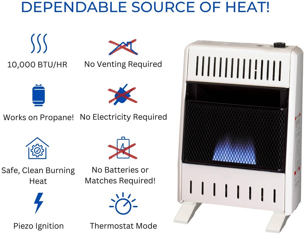 Duluth Forge ML100TBA-B 10,000 BTU Liquid Propane Portable Heater