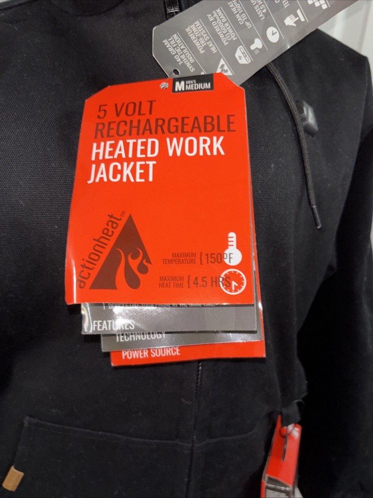 ActionHeat 5V Battery Heated Work Jacket Medium