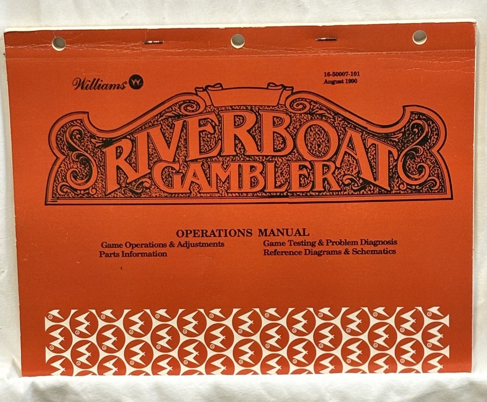 ORIGINAL-WILLIAMS-RIVERBOAT GAMBLER-OPERATIONS MANUAL