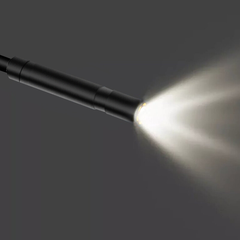 8mm LED Handheld Industrial Borescope Endoscope 2.4" Inspection Snake Camera