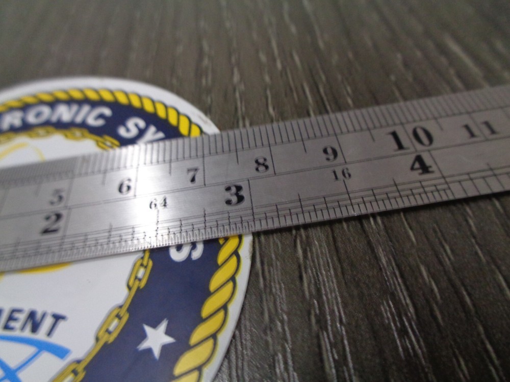 US NAVY STICKER / DECAL NAVAL ELECTRONIC SYSTEMS COMMAND DETACHMENT