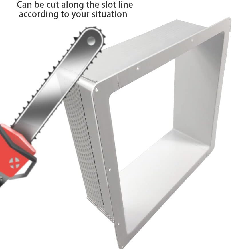 Deep Radius Vent Garnish Replacement - 5.5" Vertical Leg, ABS Material