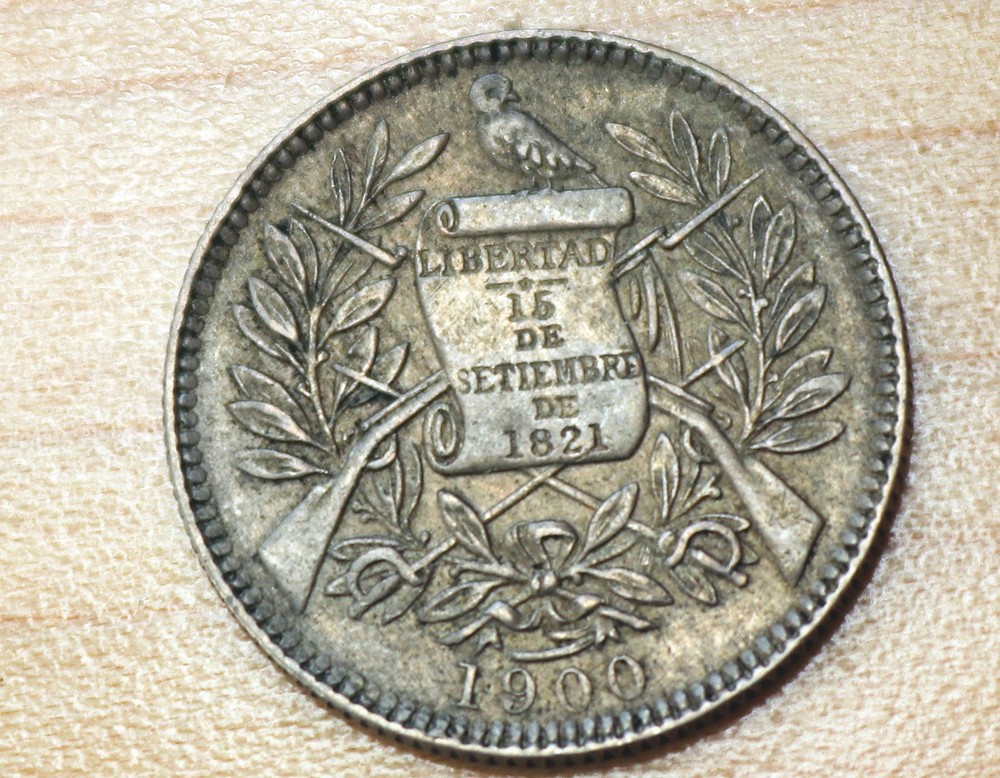 1900 Guatemala 1 Real