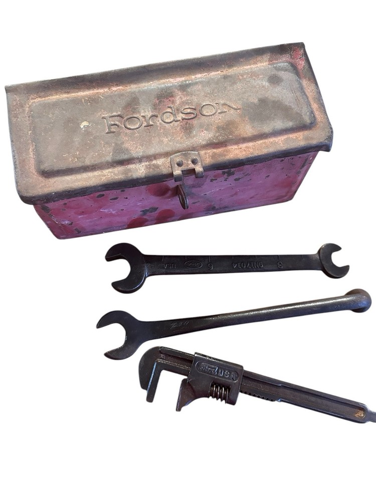 Fordson Tool Box With Ford Tools