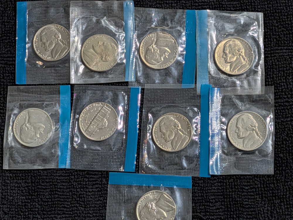 1972-P BU Jefferson Nickle from Mint set