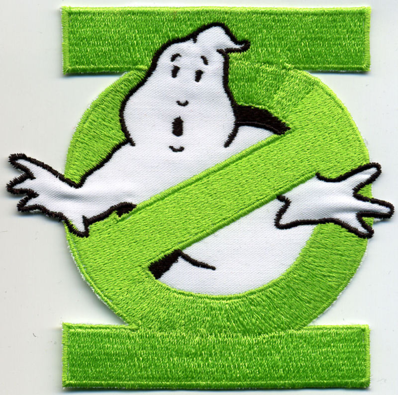 Green Lantern Ghostbusters No Ghost Embroidered Iron-On Patch