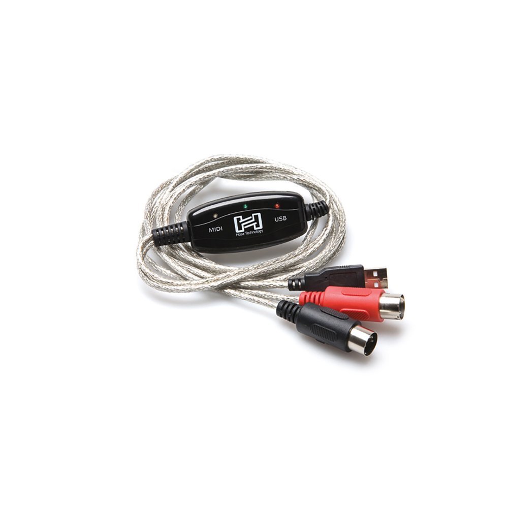 Hosa USM-422 Tracklink MIDI USB Interface Keyboard Controller Adapter Cable 6 ft