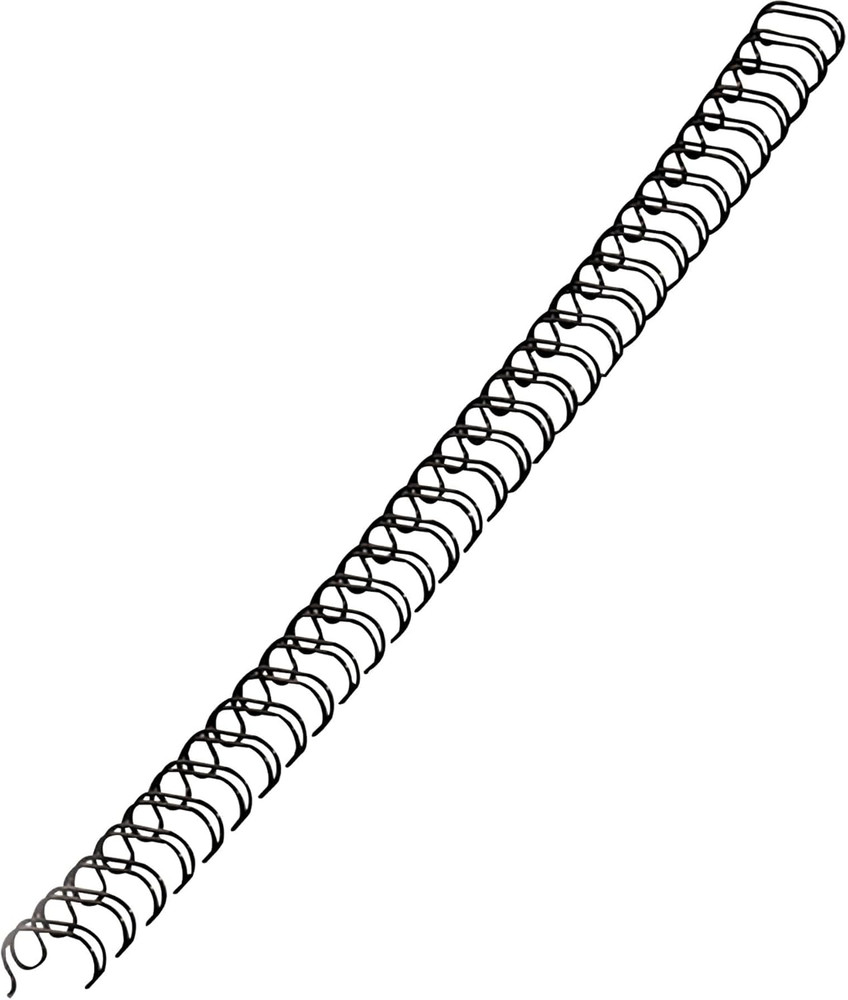9/16-Inch Binding Spines Wire, 25-Pack, Black(5255601)