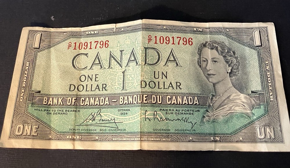 Canada 1954 $1 Replacement Banknote Beattie - Rasminsky - CIRCULATED