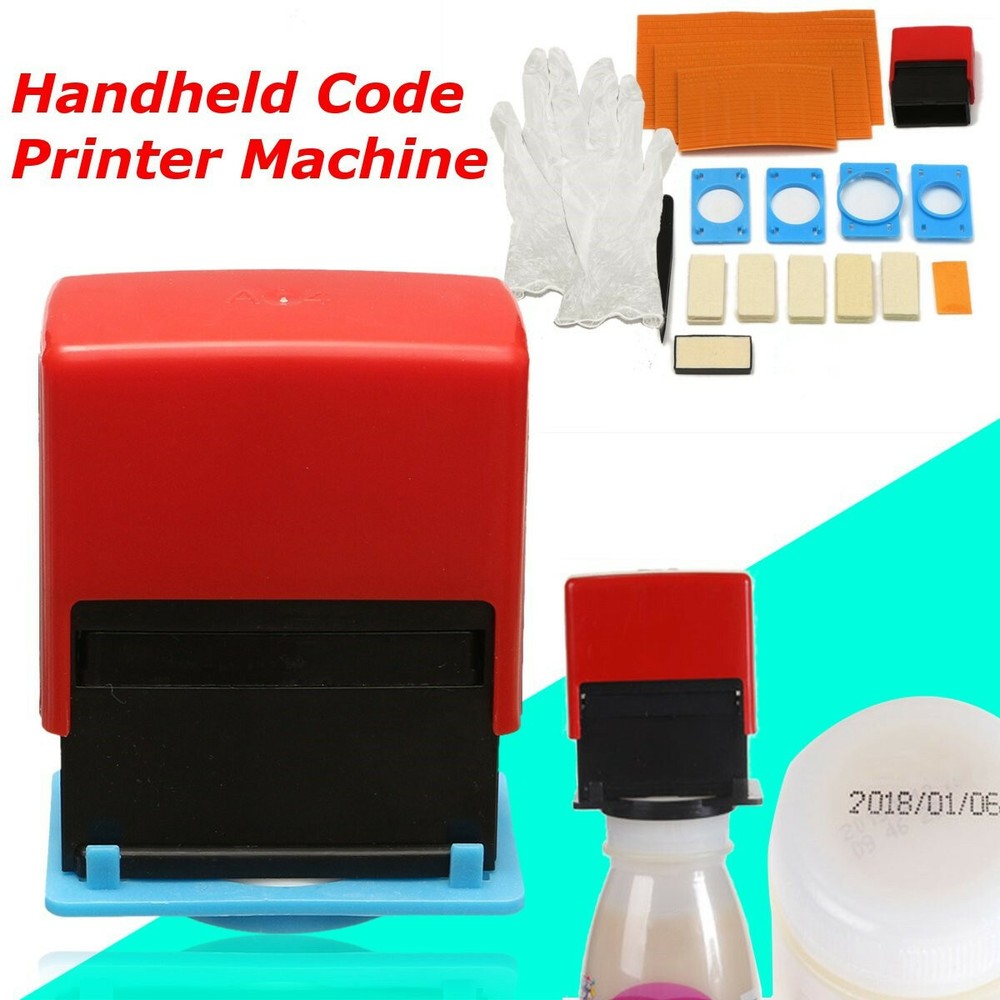 Handheld Manual Coding Tool Date Number Printing Machine Pad Printer Tools Set