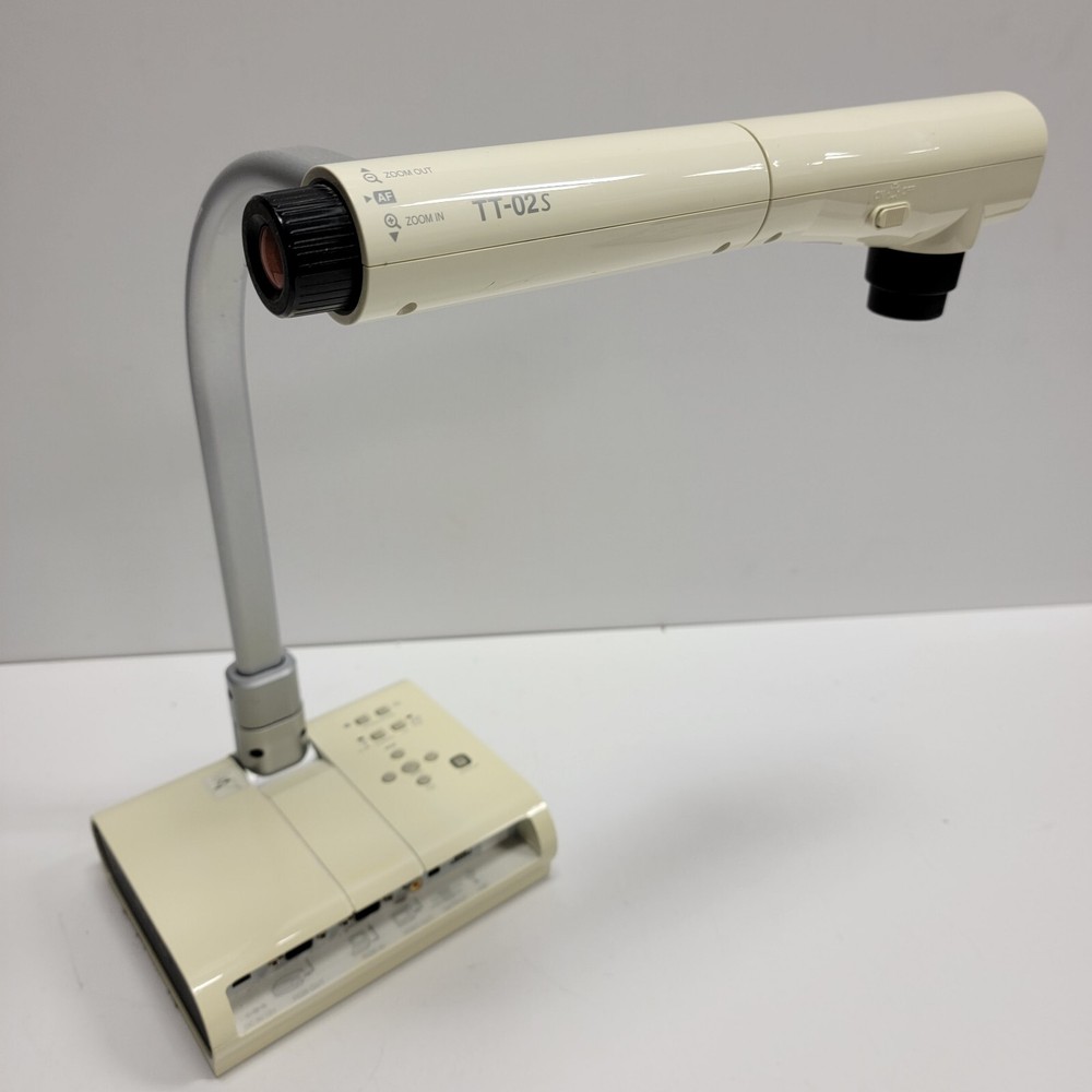 Elmo Model TT-02S Document Camera Visual Presenter - POWER SUPPLY NOT INCLUDED!