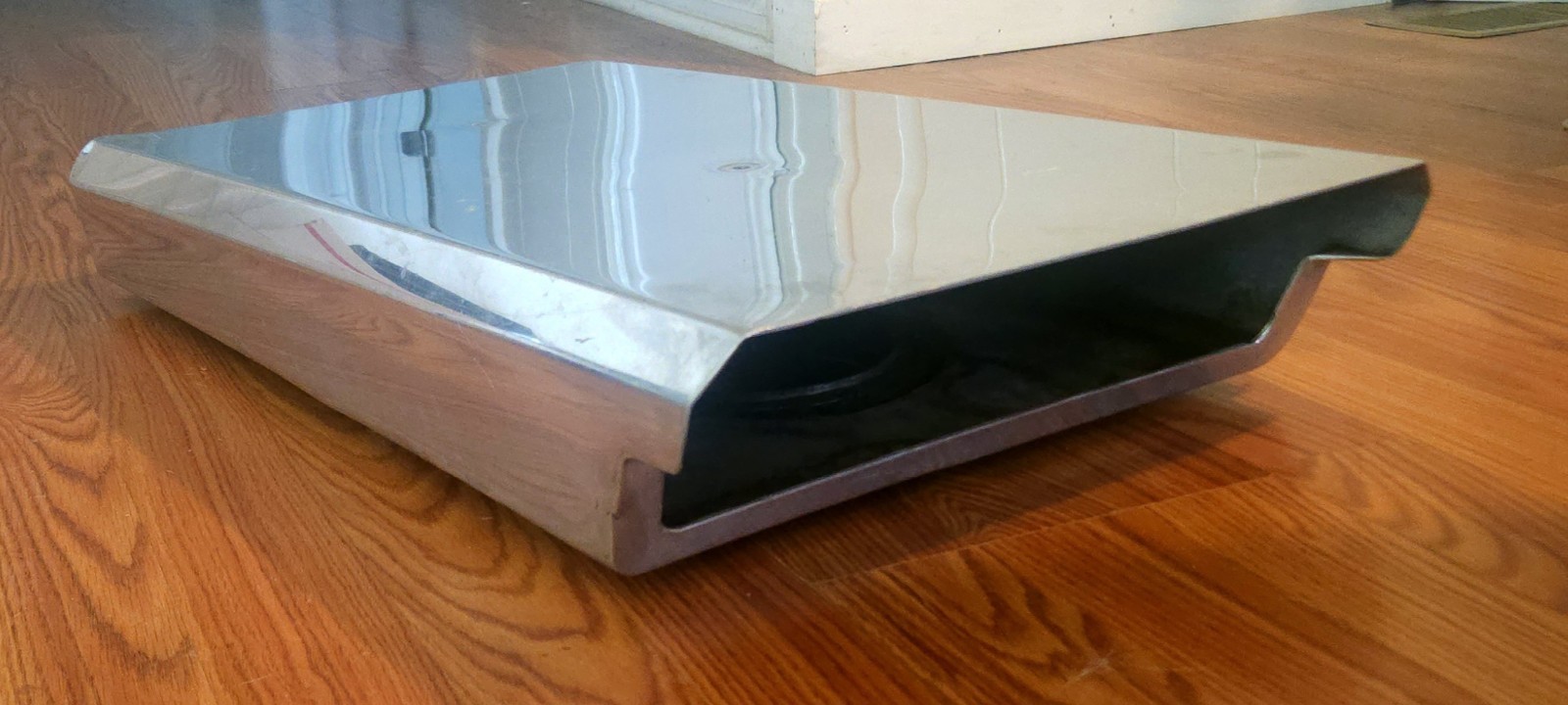 Vintage Polished Aluminum Dual Carb Drag Race Scoop Boat Hot Rod Holley 4150 NR!