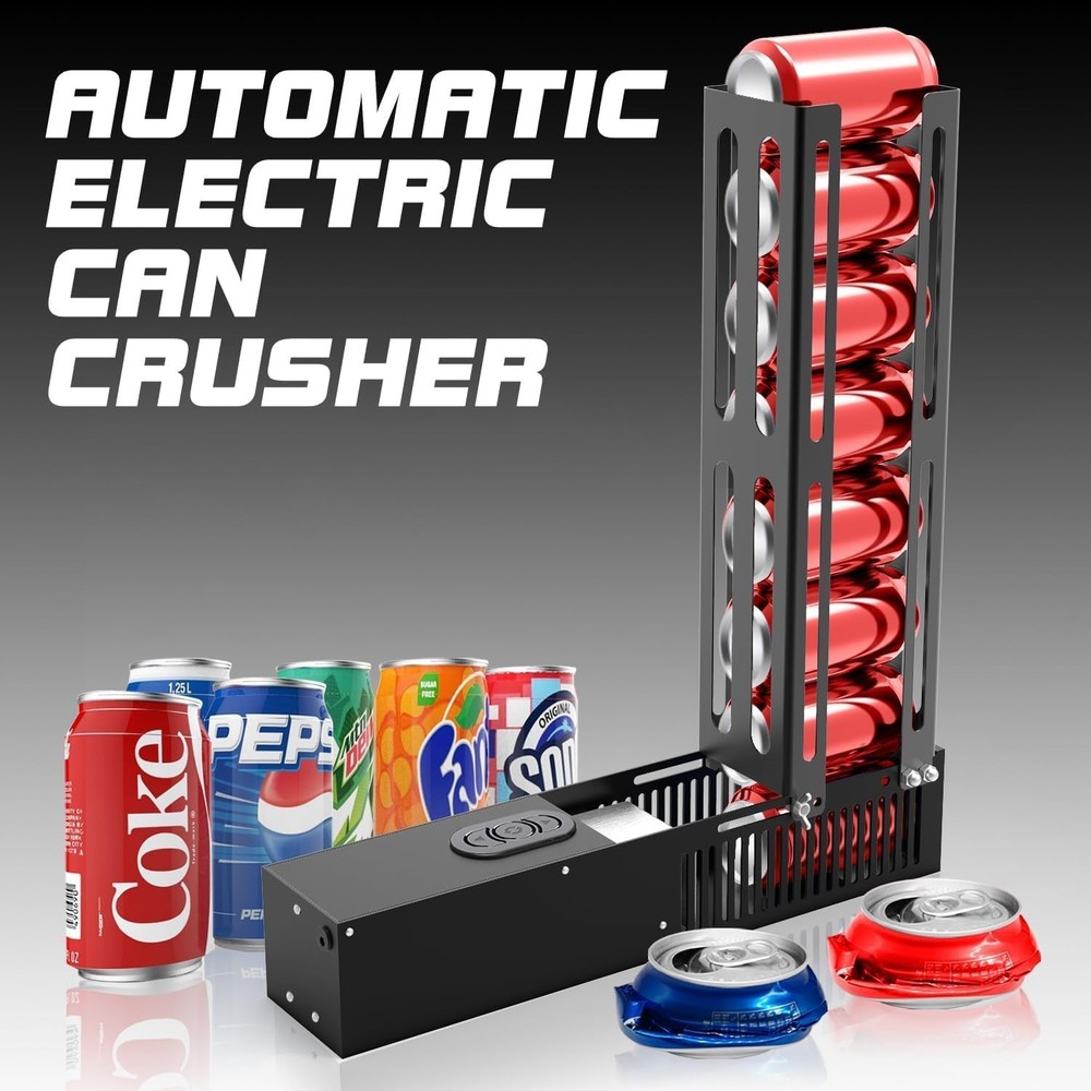 Automatic Can Crusher Electric 16oz