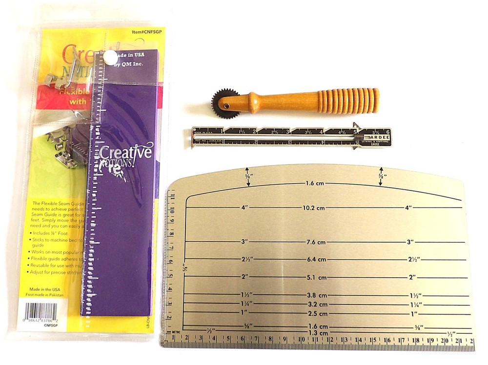 SEAM AND HEM GUIDES - 4 ITEMS