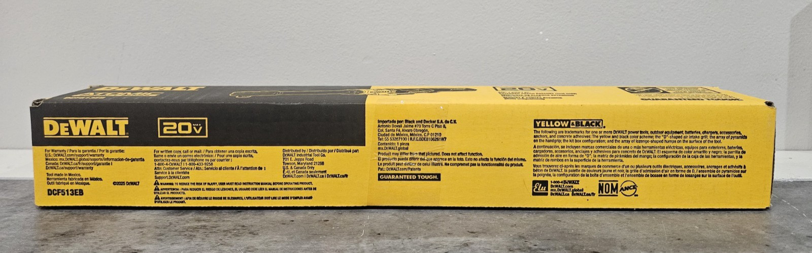 DeWALT Atomic Compact 20V MAX Brushless 3/8'' EXTENDED REACH Ratchet DCF513EB