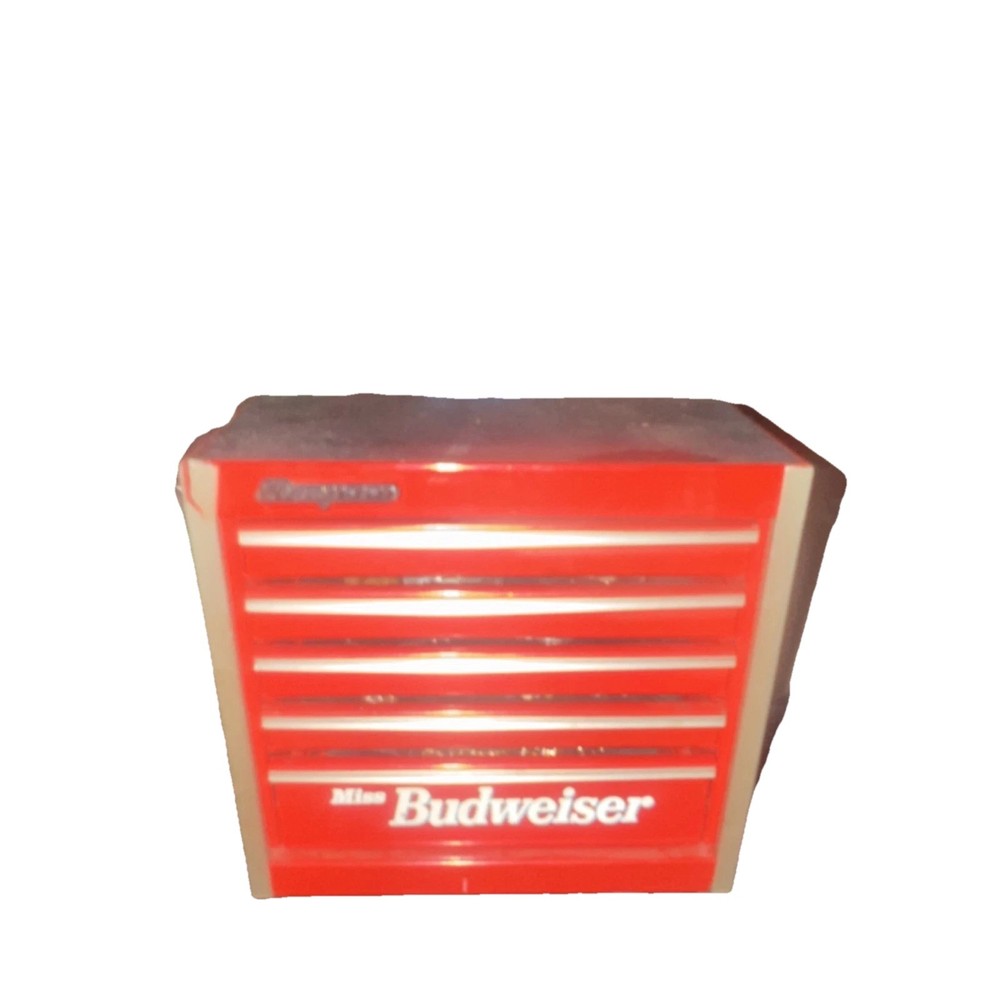 snap-on tool box “limited EDITION BUDWEISER BEER SPONSORED BOX” RARR
