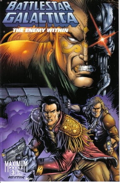 Battlestar Galactica The Enemy Within Comic Book #3 Maximum Press 1996 UNREAD