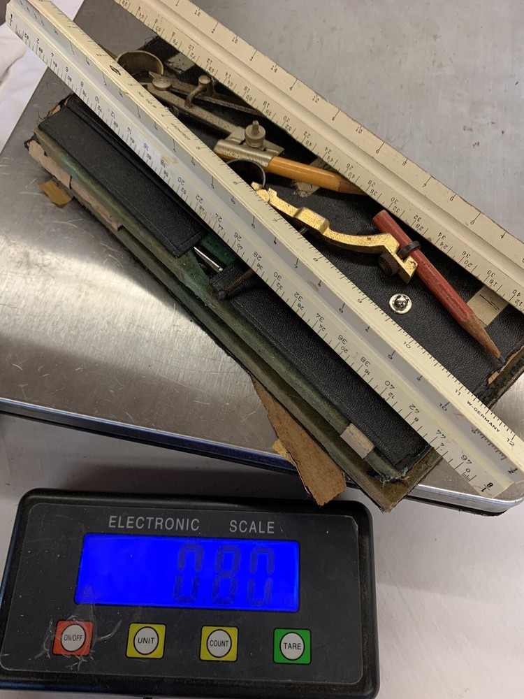 Vintage Drafting Tools ~ Engineering ~ Sears West Germany ~ AS FOUND ~ AS IS