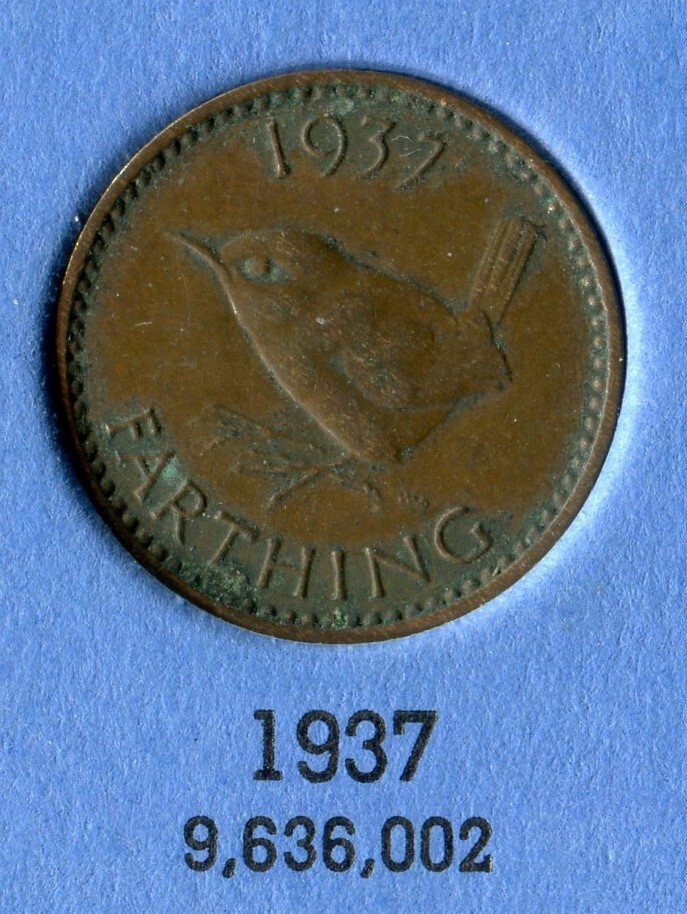 Foreign Coin - Great Britain - One Farthing 1937