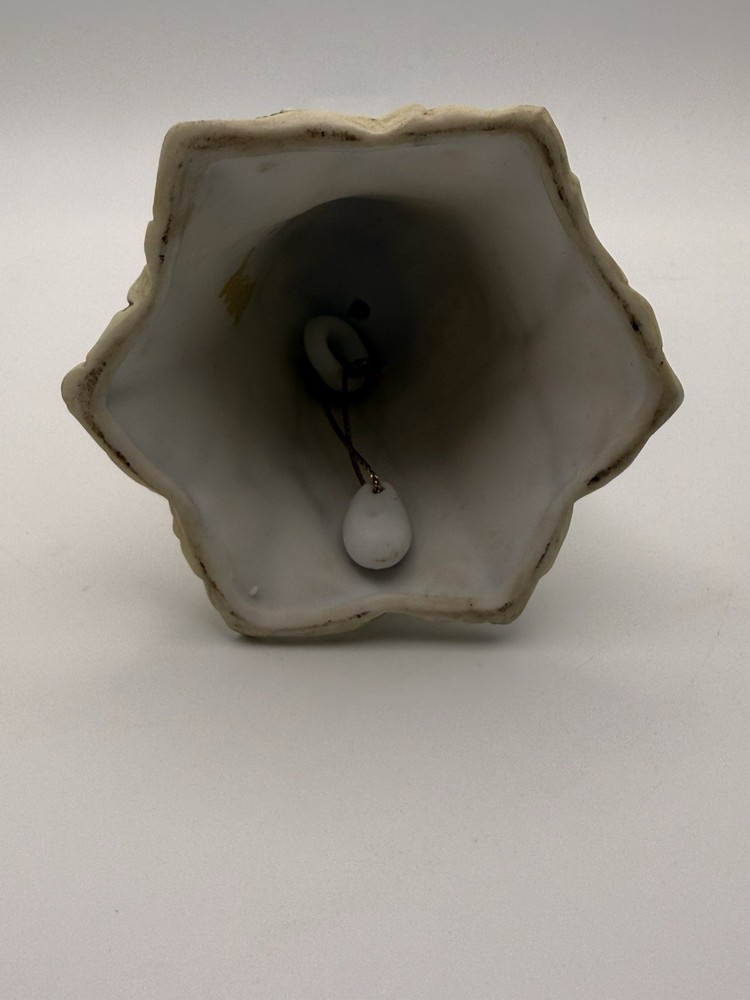 Vintage Blue Jay Bird Ceramic Bell 5.5"