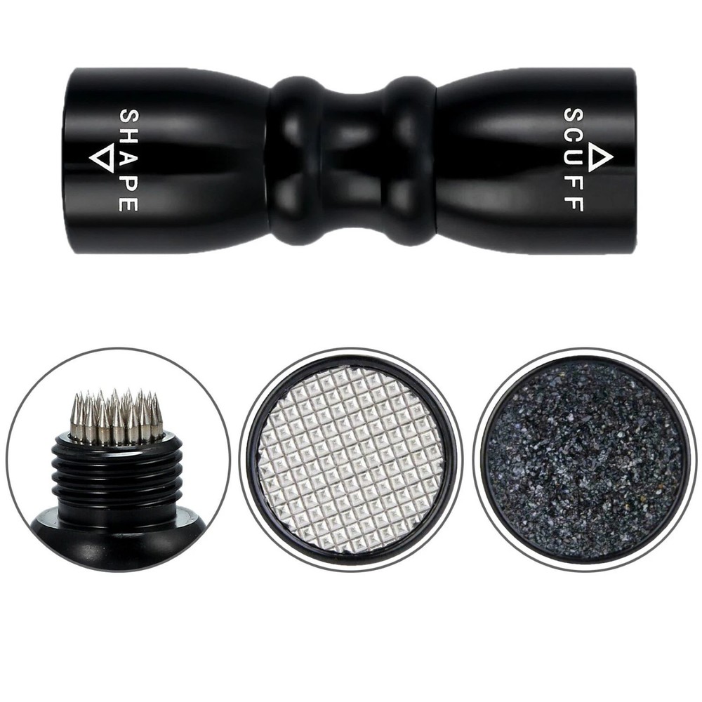 Alloy Multifunctional Billiard Pool Cue Tip Tool Scuffer Shaper Aerator Tip