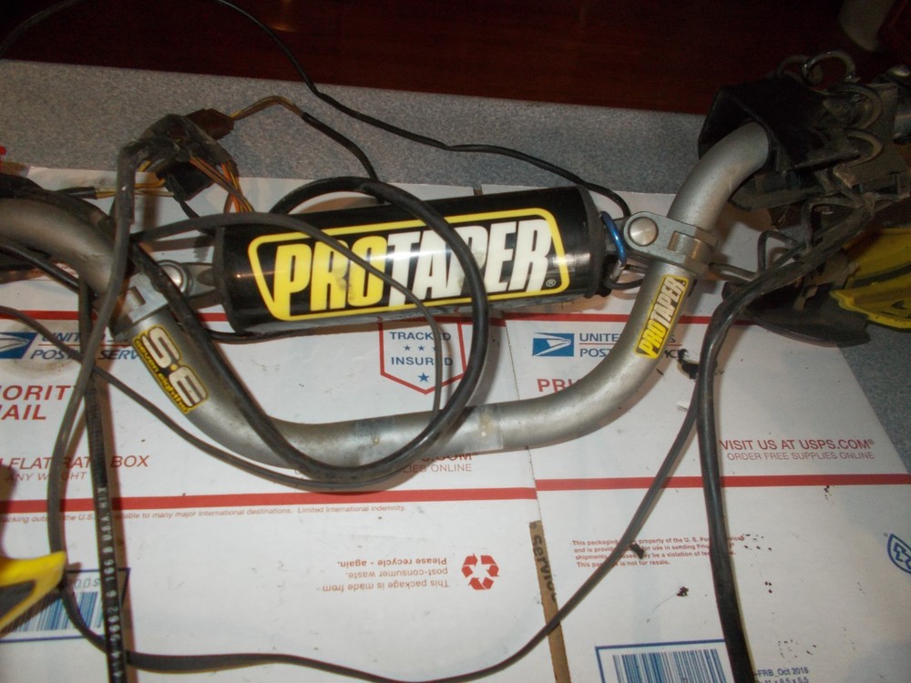 1998 SKI-DOO FORMULA Z PRO TAPER HANDLE BARS WITH CONTROLS-CABLES-EXTRAS
