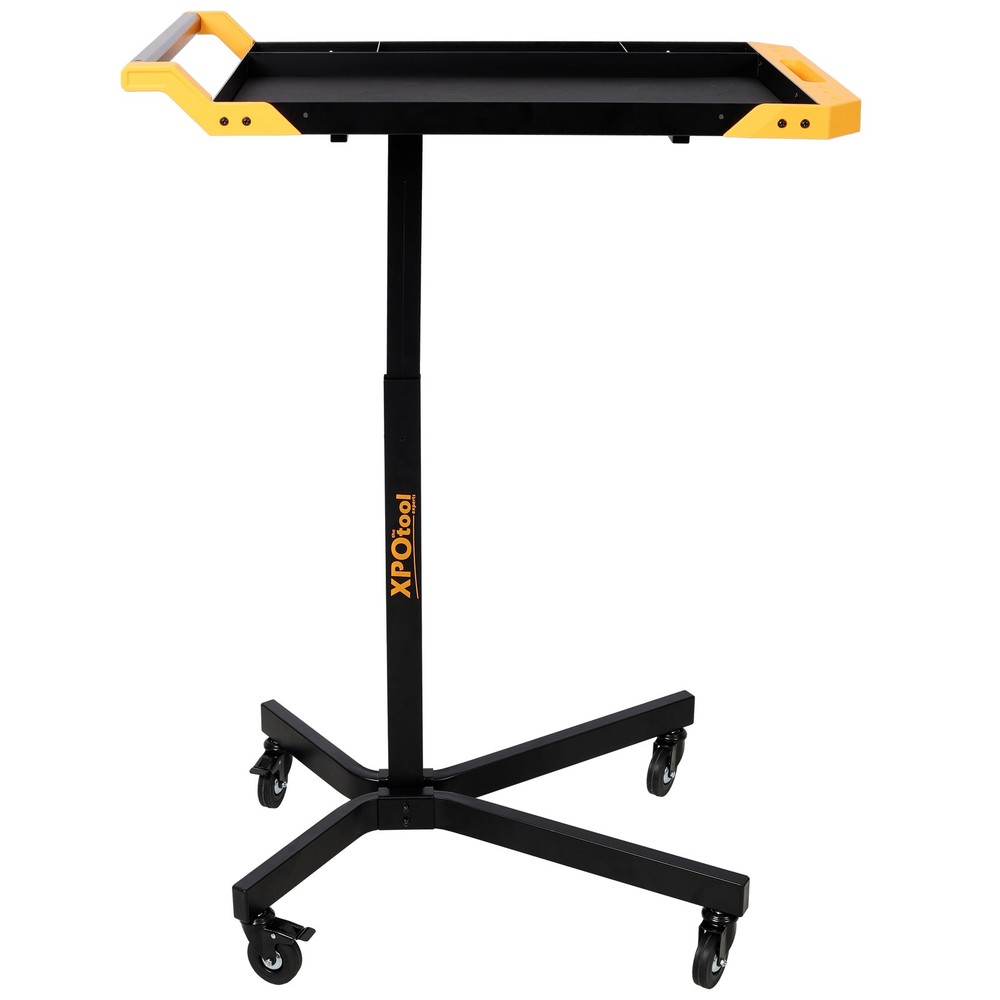 Adjustale Height Mobile Work Table Rolling Tool Tray Table for Repair Shops DIY