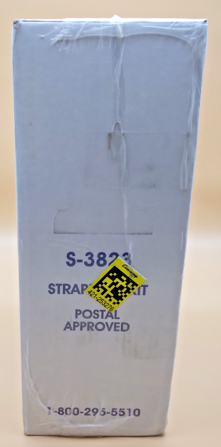 Uline Strapping Kit S-3823 Postal Approved 3000 Ft Polypropylene Cutter Buckles