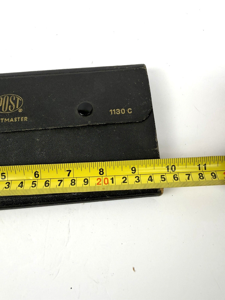 Fredrick Post Draftsmaster 1130C Drafting Compass Set W/Case Germany Complete