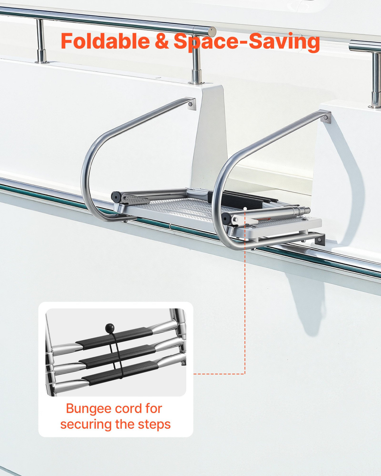 Boat Ladder, 3 Steps, Pontoon Boats