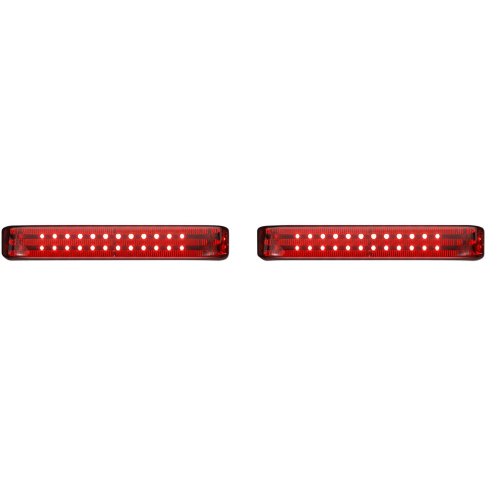 Custom Dynamics Saddlebag Lights - BCM - Black/Red | PB-SB-BCM-BR