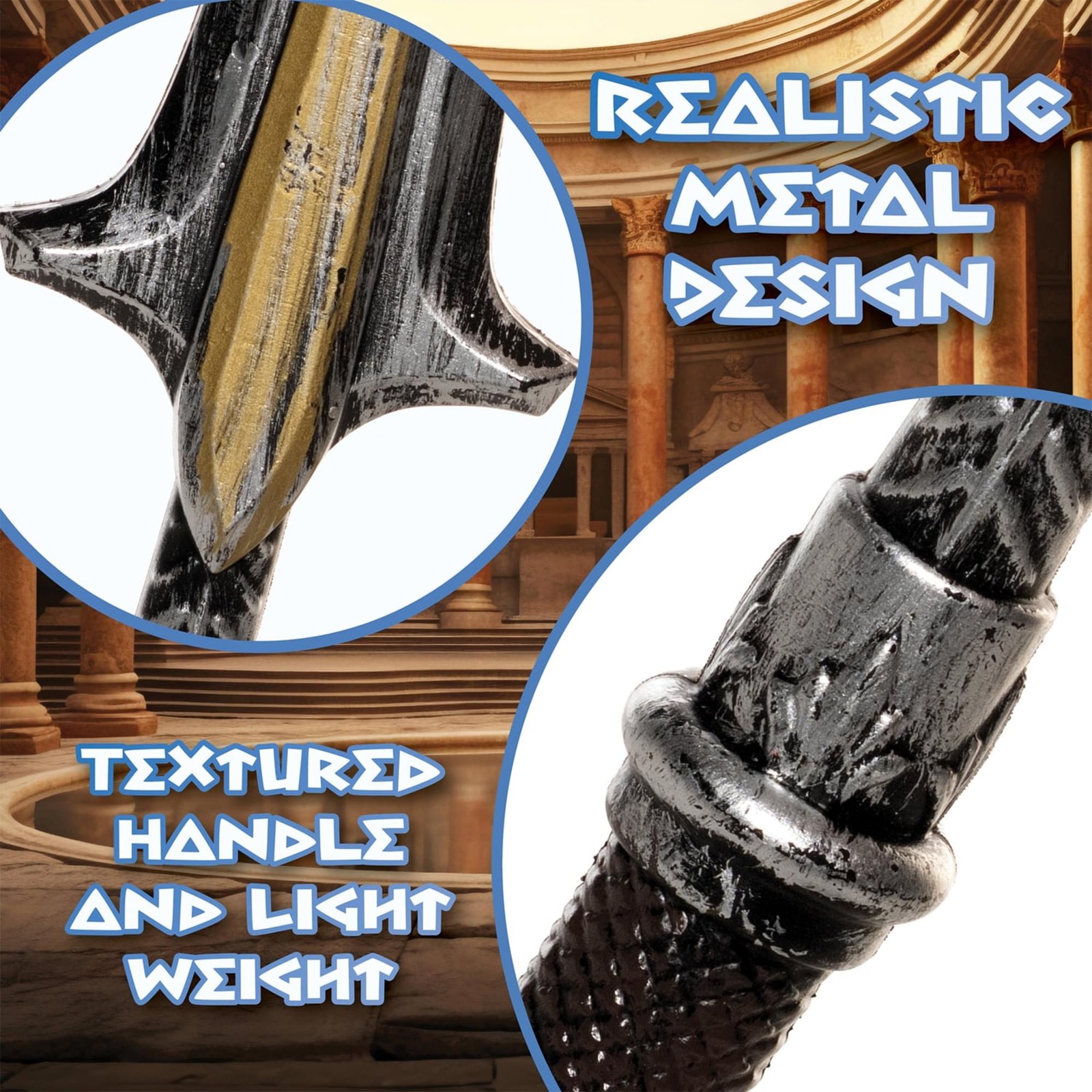 Roman Hand Spear Adult Costume Accessory Prop New with Tags