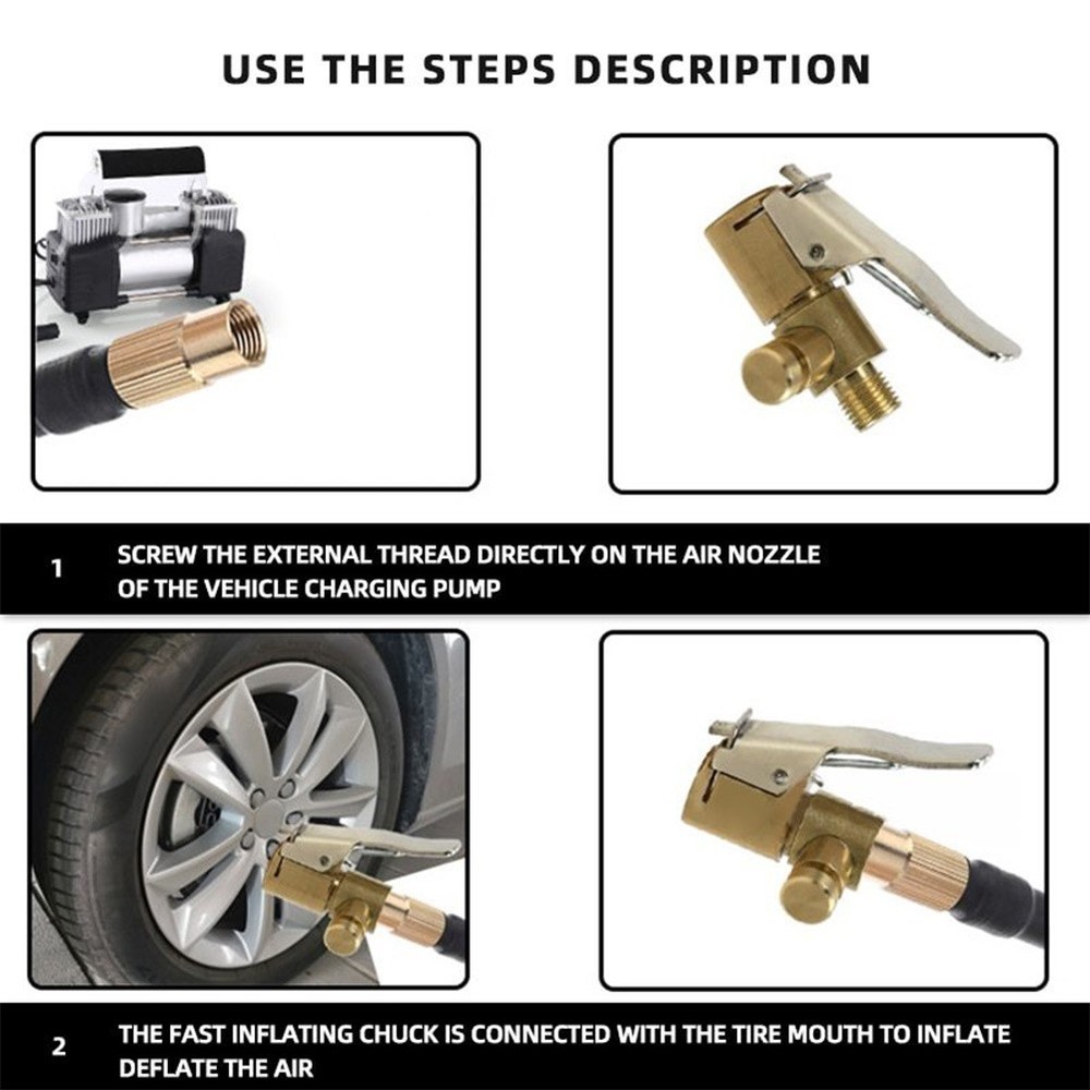Quick Connector Pump Valve 1 Pcs About 0.8cm Brass Inflatable Deflatable
