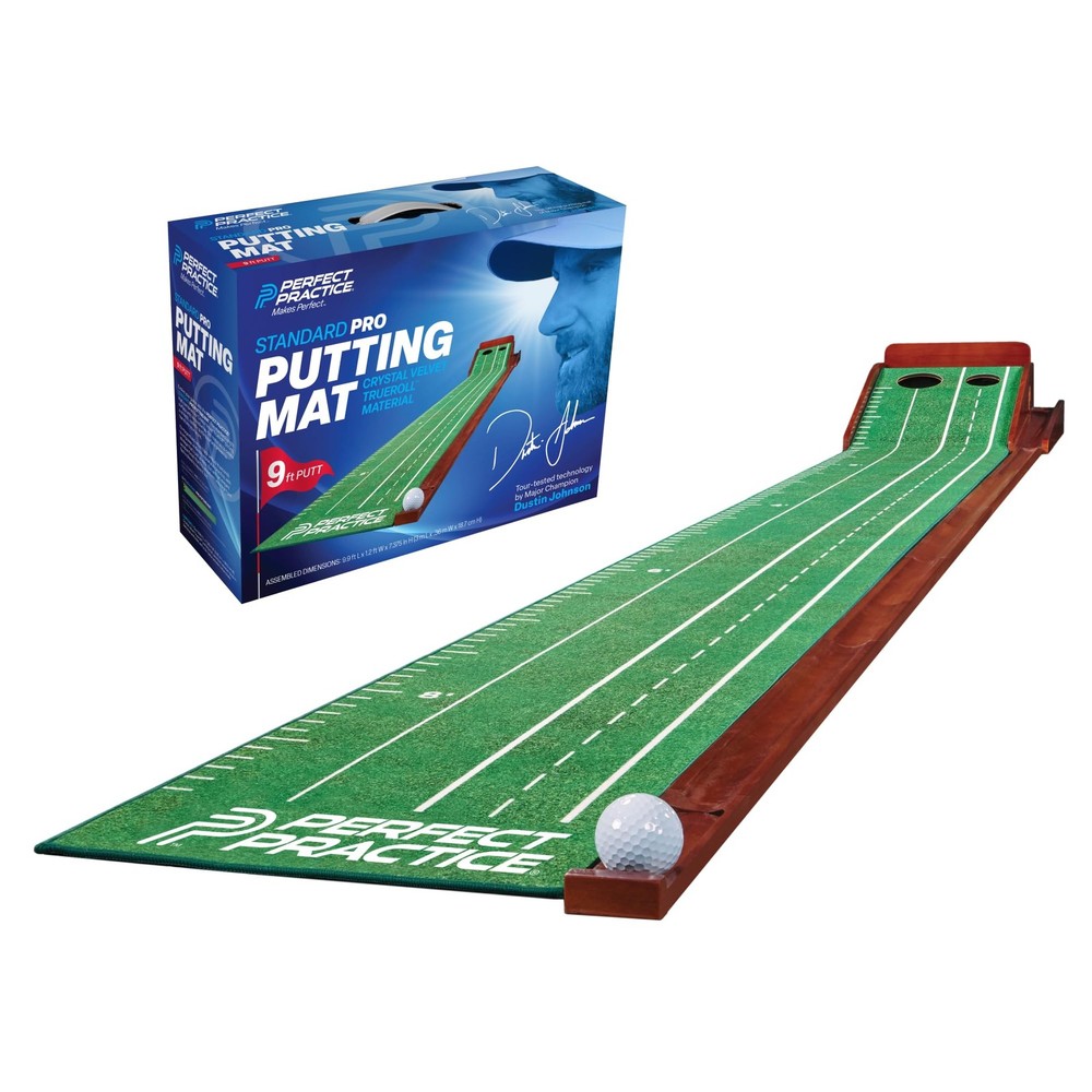 Perfect Practice Standard 9'6" Putting Mat with Mat, Multi-colored