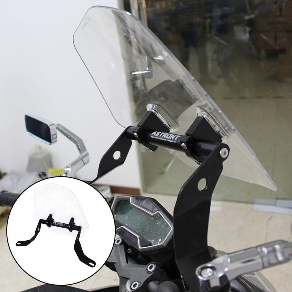 Universal Scooter Motorcycle Clear Windshield Windscreen,