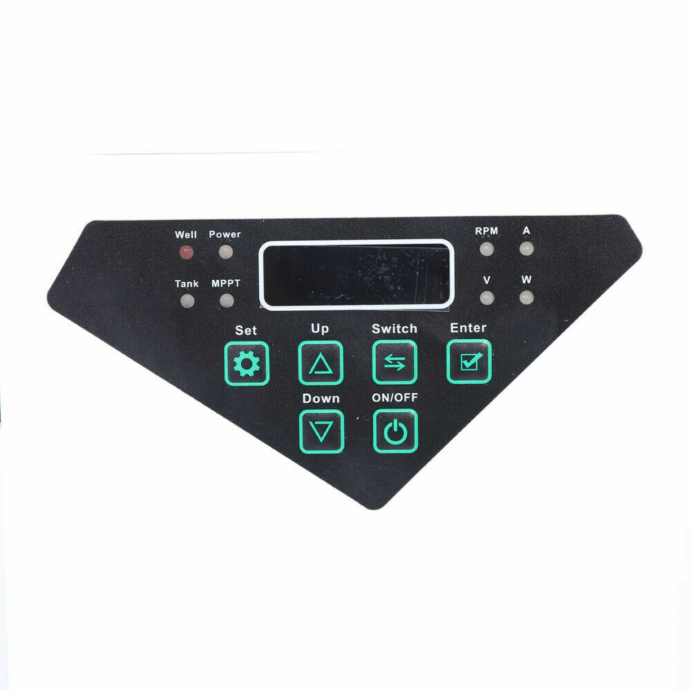 3" DC 48V Solar Water Pump Submersible Deep Bore Well Pump & MPPT Controller USA