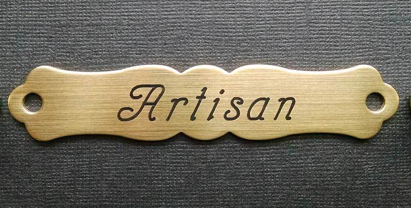 HALTER PLATE THICK ORNATE LGE Solid Brass Custom Engraved Personalized Horse
